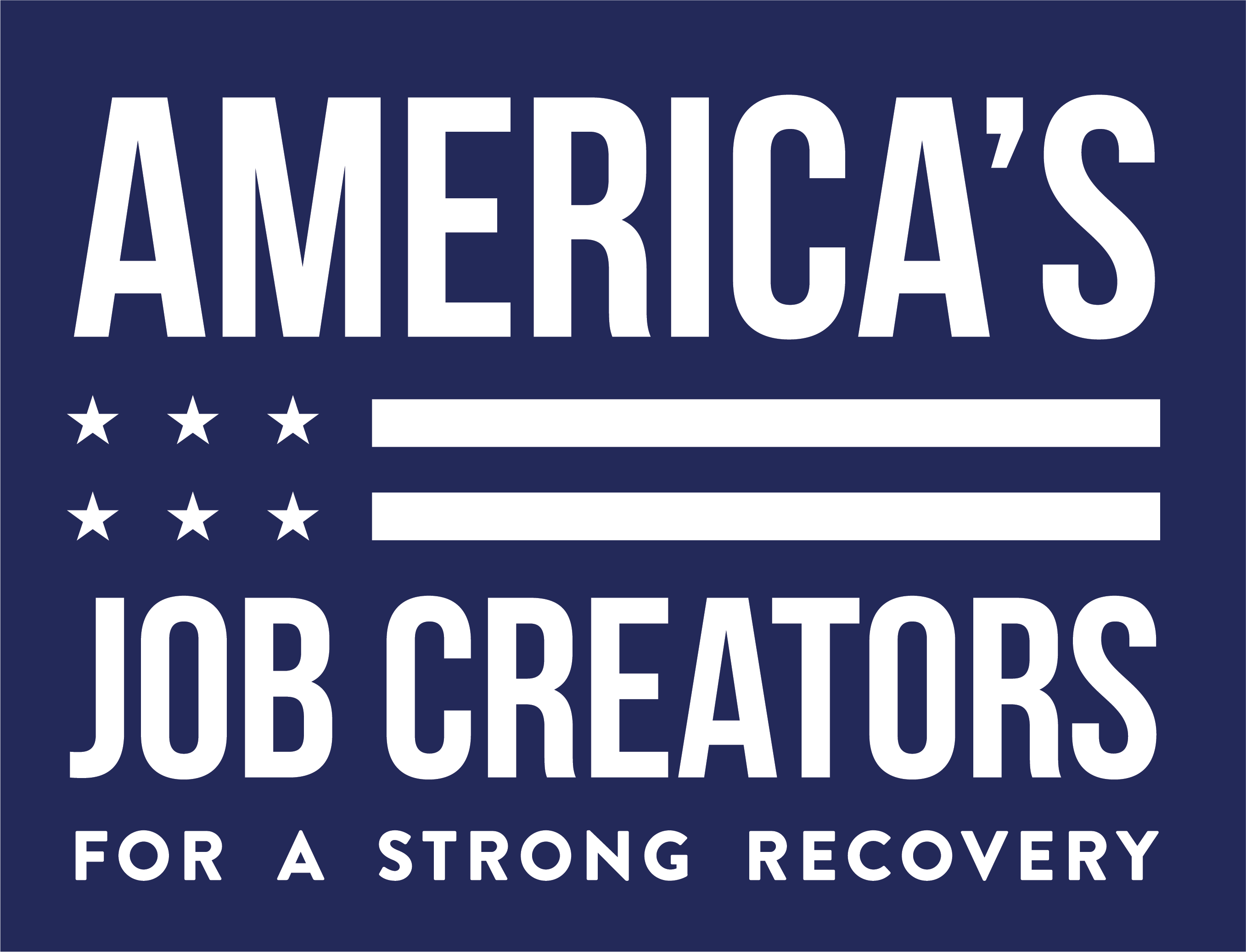 America's Job Creators For A Strong Recovery - LOGO