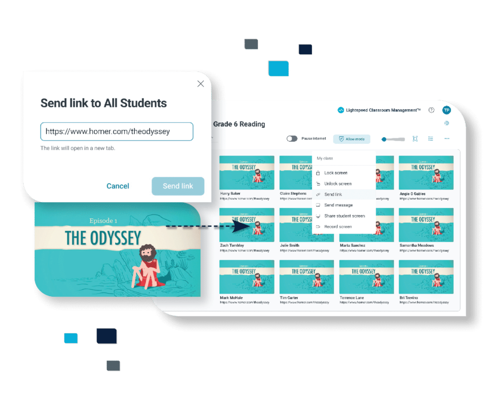 Lightspeed Classroom connected classrooms hybrid learning